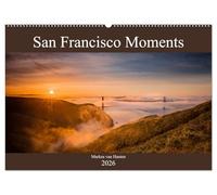 San Francisco Moments (Wandkalender 2026 DIN A2 quer), CALVENDO Monatskalender: Eine persönliche Auswahl von Eindrücken und Momenten festgehalten in 12 Bildern aus der Metropole San Francisco.