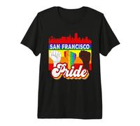 San Francisco Pride Rainbow Gay Pride Flag Funny LGBT Camiseta Premium