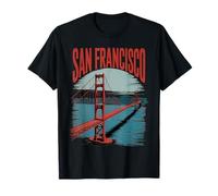 San Francisco Puente Letras Arte Camiseta