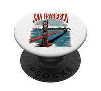 San Francisco Puente Letras Arte PopSockets PopGrip Adhesivo