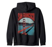 San Francisco Puente Letras Arte Sudadera con Capucha
