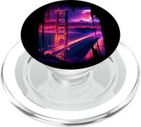 San Francisco Vaporwave Estética Estilo Retro I Love SF PopSockets PopGrip para MagSafe