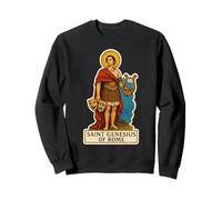 San Genesio Patrón de los Actores Teatro Cómics Católicos Sudadera