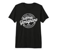 San Gimignano Toscana Retro Italia Vintage Souvenir Camiseta Premium