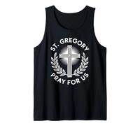 San Gregorio ruega por nosotros patrocinio católico Camiseta sin Mangas