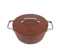 Cacerola 28x12.5cm aluminio forjado ind c/tapa agros