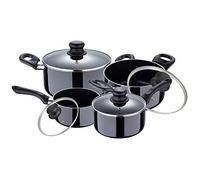 San Ignacio Batería de cocina, 8 piezas aluminio prensado, inducción