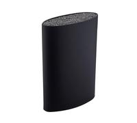 San Ignacio Black & White - Tacoma/Bloque Universal para Cuchillos - Tamaño de 15.6X6.6X22CM Fabricada en PET de Buena Resistencia - Elegante Color Negro - Buena Durabilidad y Calidad