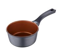 San Ignacio Bronze - Cazo de Cocina de 16 cm y 1,3 L - Antiadherente - Fabricado con Aluminio Fundido - Mango Soft Touch - Sin Tóxicos - Para Inducción y Todo Tipo de Cocinas
