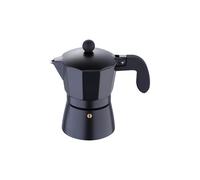San Ignacio 3 Tazas CAFETERA 3T ALU Florencia Black SG, Aluminio, Multicolor