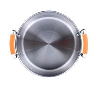 San Ignacio Compact - Cacerola con Tapa de 20cm - Aluminio Forjado - Interior En Negro Pulido - Exterior En Acabado Mate - Lista para Inducción - Mango De Acero Inoxidable Detalle Color