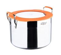 San Ignacio Compact Cacerola de Acero Inoxidable con Tapa Ø24cm 3.8L