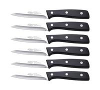San Ignacio Cuchillo en Acero inoxidable EXPERT Cuchillo Pelador H.9cm, Juego de 6