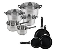 San Ignacio Cune Batería de Cocina 8 Piezas + 3 Sartenes de Inducción