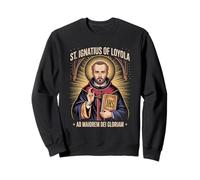 San Ignacio de Loyola Ad Maiorem Dei Gloriam Jesuita católico Sudadera