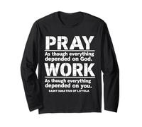 San Ignacio de Loyola Orar Trabajo Citas Católicas Santo Manga Larga