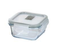 San Ignacio EXPERT Hermético cuadrado Transparente 12,5x12,5x5,9cm - 320ml vidrio borosilicato con tapa hermética EXPERT