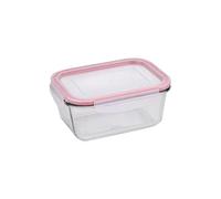 San Ignacio Fiambrera hermetica 850 ml Toledo de Cristal en Color Rojo, 800 ml