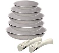 San Ignacio Juego de 5 sartenes de aluminio prensado Ø18,20,24,28 cm