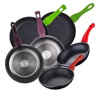 San Ignacio Juego de 6 sartenes (18/20/22/24/26 cm) colección Jolie en Aluminio Forjado