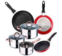 Juego de Batería Onil de cocina de 5 piezas + 3 sartenes 16/20/24cm aluminio San Ignacio