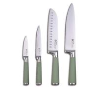 San Ignacio Juego de cuchillos de cocina: Juego de 4 cuchillos acero inoxidable Moods