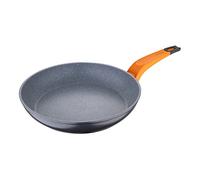 San Ignacio Lava - Sartén de 26cm - Fabricado en Aluminio Forjado - Revestimiento Interior Y Exterior Mármol Gris De Whitford - Mango Soft Touch - Protector De Llama Con Pintura - Inducción Total