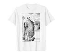 San Ignacio Loyola Ad Majorem Dei Gloriam Católica Vintage Camiseta gráfica económica, Hombre, Blanco, L