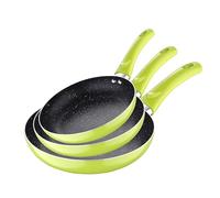 San Ignacio Molen | Sartenes Antiadherentes | Set de 3 Piezas | Fabricadas con Aluminio Prensado | Juego de Sartenes de 20, 24 y 28 cm de Diámetro | Agarre Ergonómico Soft Touch