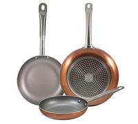 San Ignacio Optimum Plus Set 3 Sartenes, Aluminio Prensado, Aptas para Inducción, 18, 22, 26 cm