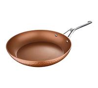 San Ignacio Origen - Sartén de 28cm - Fabricado en Aluminio Forjado - Interior Whitford - Exterior Pintura Resistente Al Calor En Cobre - Punto de Inducción - Mango De Acero Inoxidable