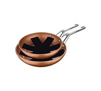 SAN IGNACIO Origen | Sartenes Antiadherentes | Set de 2 Piezas de 24 y 28 cm de Diámetro y 2 Protectores | Fabricadas con Aluminio Forjado | Juego de Sartenes | Aptas para Todo Tipo de Cocinas