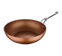 San Ignacio Origen - Wok de 28cm - Aluminio Fundido A Presión - Interior Quantanium Con Recubrimiento En Polvo Diamantado - Punto Inducción - Asa Soft Touch En Negro