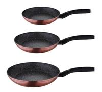 Set 3pcs sartenes VENUS aluminio forjado, aptas inducción