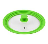 San Ignacio Q3254 Tapa Universal (24 26 28cm) Cristal Verde, Colección Jolie de la Marca, Vidrio