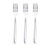 San Ignacio S7914277 Set 3pc Tenedores Postre Acero Inoxidable, Multicolor