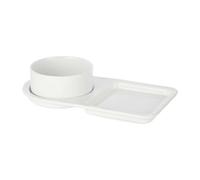 Set 2 pzs bol y plato porcelana brunch colección VESSIA