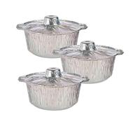 San Ignacio Set 3 ollas aluminio tapa pequeña colección KINVARA