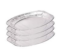 San Ignacio Set 4 bandejas ovaladas aluminio 35x24cm colección KINVARA