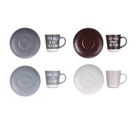 Set 4 tazas 180 ml surt 4 modelos colección VESSIA