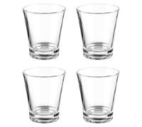 Set 4 vasos vidrio cafe 85ml colección VIVALTO