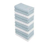 San Ignacio Set de 12 Paños de Cocina de 32x32cm 100% Algodón 400GSM Menorca