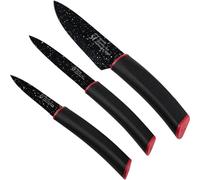 San Ignacio Set de cuchillos Keops Marble SG-4136 Negro, acero inoxidable, 3 piezas