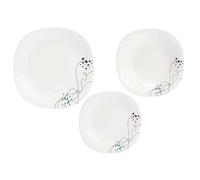 San Ignacio Vajilla 18pzs cuadrada abstracto opal colección VIVALTO