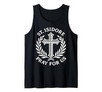 San Isidoro ruega por Nosotros Devocional de fe católica Camiseta sin Mangas