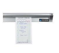 San Jamar Check Rack with Mounting Screw Pack for Kitchens and Restaurants Stainless Steel 18 Inches Silver