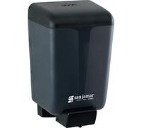 San Jamar Dispensador de Jabón Manual Clásico de Plástico, Dispensador de desinfectante de Manos con compatibilidad Universal para el hogar, el Cuarto de baño, la Cocina, los aseos,