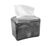 San Jamar h4003tbk mesa servilleta dispensador, Interfold, perla negra, 200 + capacidad, 159 mm H x 191 mm W x 156 mm D (caso de 4) (Pack de 4)