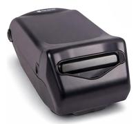 San Jamar h5005tbk Venue Countertop Dispensador de servilletas, Full Fold, control de cara, Black Pearl, Capacidad de 450 +, 184 mm H x 203 mm W x 400 mm, D, Transparente