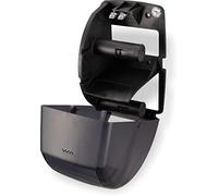 San Jamar R3590TBK Oc-anos Duett papel higi-nico Dispensador 7-1/2x7x12-3/4 Transparente Negro